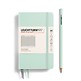 Libreta Pocket (A6), Tapa dura, 187 Páginas numeradas, Mint  Green, Cuadriculado