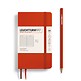 Libreta Pocket (A6), Tapa blanda, 123 Páginas numeradas, Fox Red, Rayado
