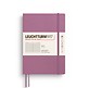 Libreta Medium (A5), Tapa blanca, 123 Páginas numeradas, Dusty Rose, Rayado