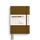 Libreta Medium (A5), Tapa blanca, 123 Páginas numeradas, Spice Brown, Punteado