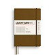 Libreta Medium (A5), Tapa blanca, 123 Páginas numeradas, Spice Brown, Rayado