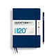 Libreta Medium (A5), 120g Edition, Tapa dura, 203 Páginas numeradas, Azul marino, Rayado