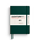 Libreta Medium (A5), Tapa dura, 411 páginas numeradas, Forest Green, Punteado