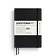 Libreta Medium (A5), Tapa dura, 411 páginas numeradas, Negro, Rayado
