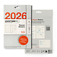 Agenda adhesiva 2026, Planificador Mensual, Inglés