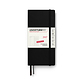 Agenda Semana Vista & Libreta Punteado Wallet (B6+ x A6) 2027, Negro, Alemán