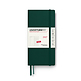 Agenda Semana Vista & Libreta Punteado Wallet (B6+ x A6) 2027, Forest Green, Inglés