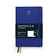 Agenda Semana Vista y Libreta Monocle, B6+ 2027, con libreto extra, Cobalt Blue, Inglés