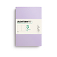 Jottbook pur (A5), 80 páginas numeradas, en blanco, Lilac, set de 3