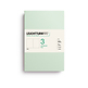 Jottbook pur (A5), 80 páginas numeradas, en blanco, Mint Green, set de 3