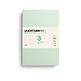 Jottbook pur (A5), 80 páginas numeradas, dotted, Mint Green, set de 3