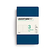 Jottbook pur (A6), 64 páginas numeradas, dotted, Indigo, set de 3